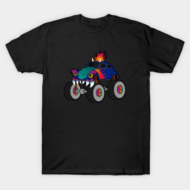 My Pet Monster Truck T-Shirt by RobotGhost